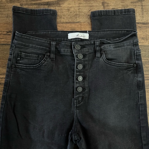 KanCan High Rise Graphite Button-Fly Bootcut Jeans - Picture 7 of 15